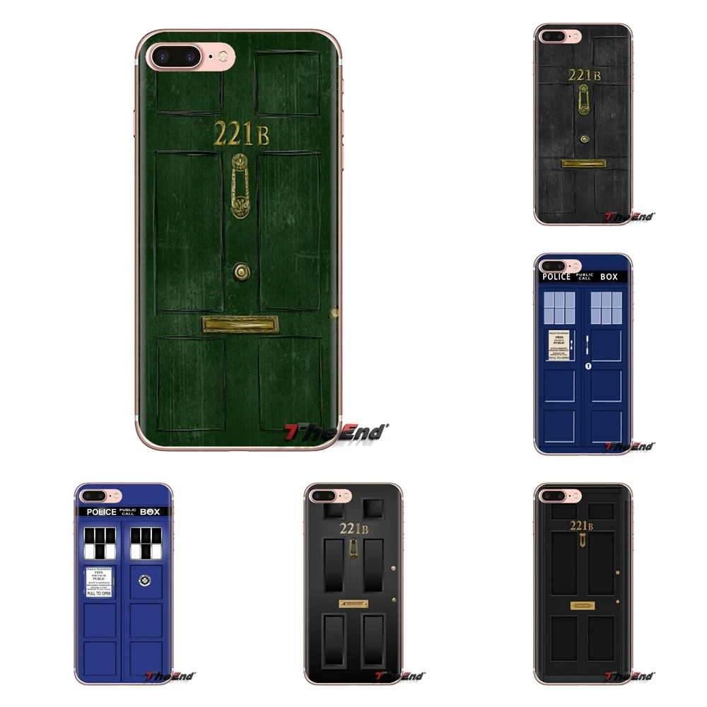 Чехлы для телефонов Sherlock Holmes 221B Doctor Who Tardis Xiaomi Mi4 Mi5 Mi5S Mi6 Mi A1 A2 5X6X8 9 Lite SE Pro Max Mix 2 3 2S |