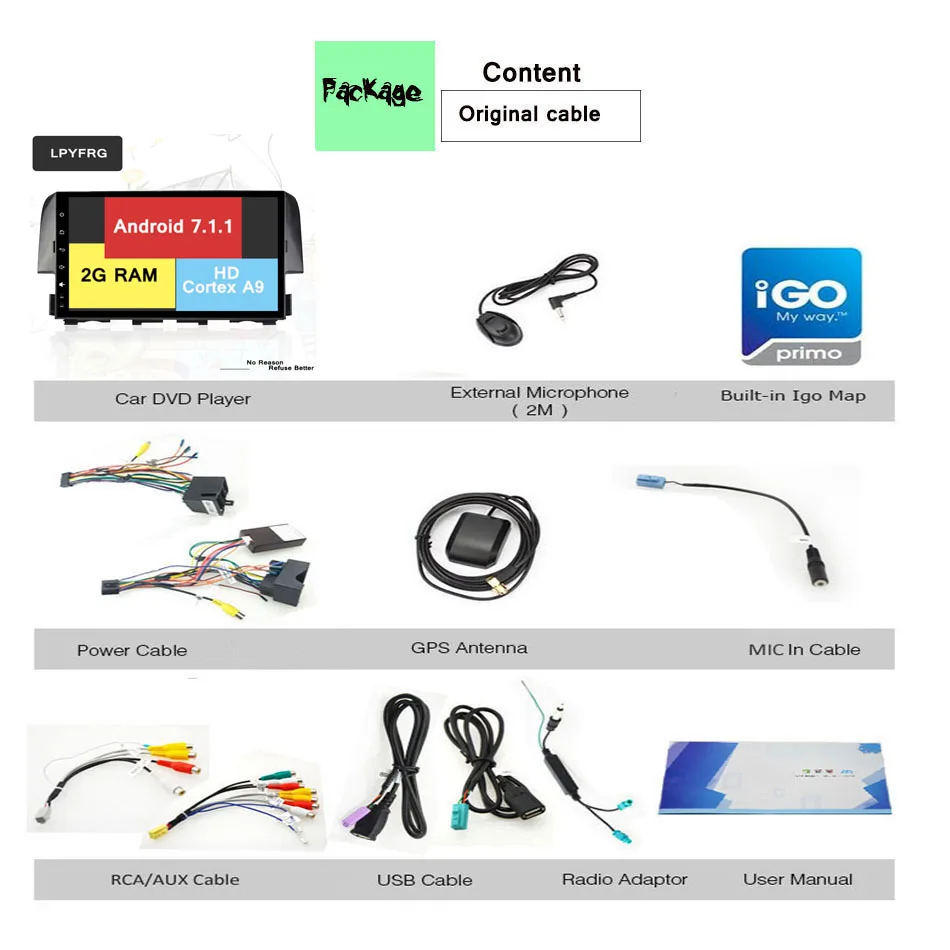 Excellent 4G+64GB Android 9.0 Octa Core 2 Din Car Media Center Player For Honda Civic 2016 2017 2018 Stereo GPS Navigation Audio NO DVD 22 Excellent 4G+64GB Android 9.0 Octa Core 2 Din Car Media Center Player For Honda Civic 2016 2017 2018 Stereo GPS Navigation Audio NO DVD 22