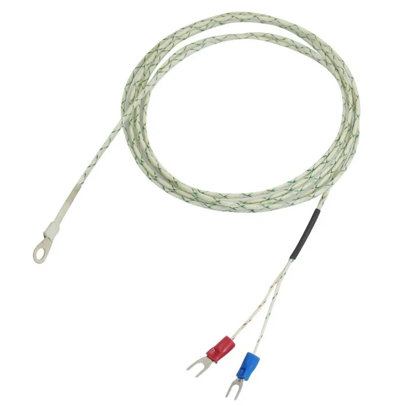 Ring 9 mm X 5 mm Ring high temp thermocouple k type sensor 2M with Meter Plug 