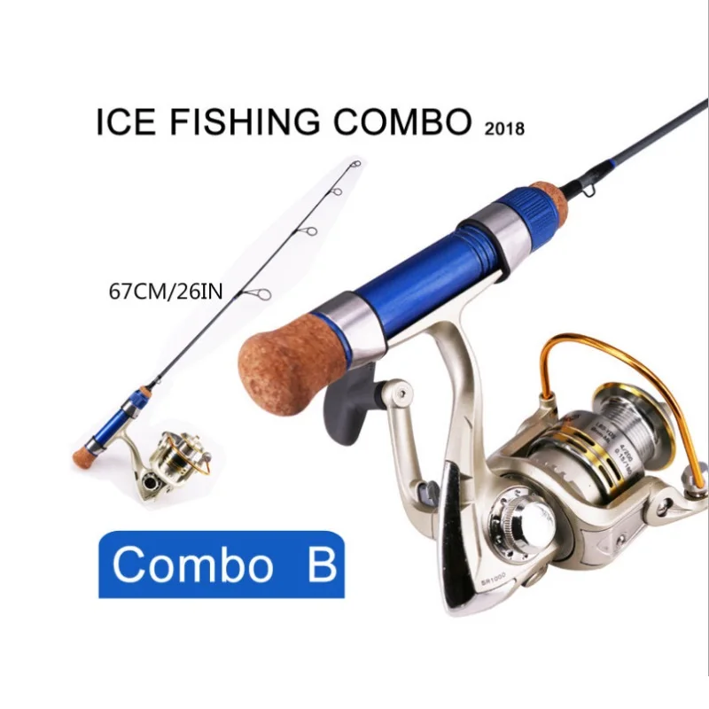 2018 NEW Ice Fishing Combo Rod and Reel Three kinds of