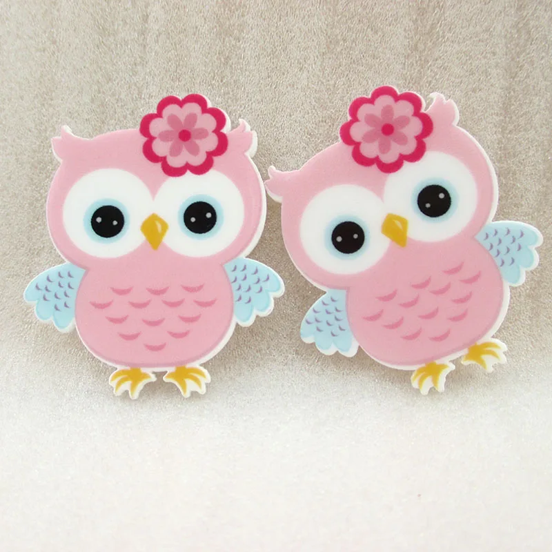 

10Y2015801 42*38mm animal resin high quality printed planar resin 10 pieces, DIY handmade materials, wedding gift wrap
