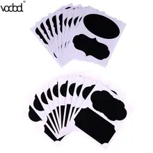 20 компл./40 шт. Label Стикеры s Классная доска съемный моющийся настенные Стикеры сообщение может контейнер Jar Memo признаки Горячие