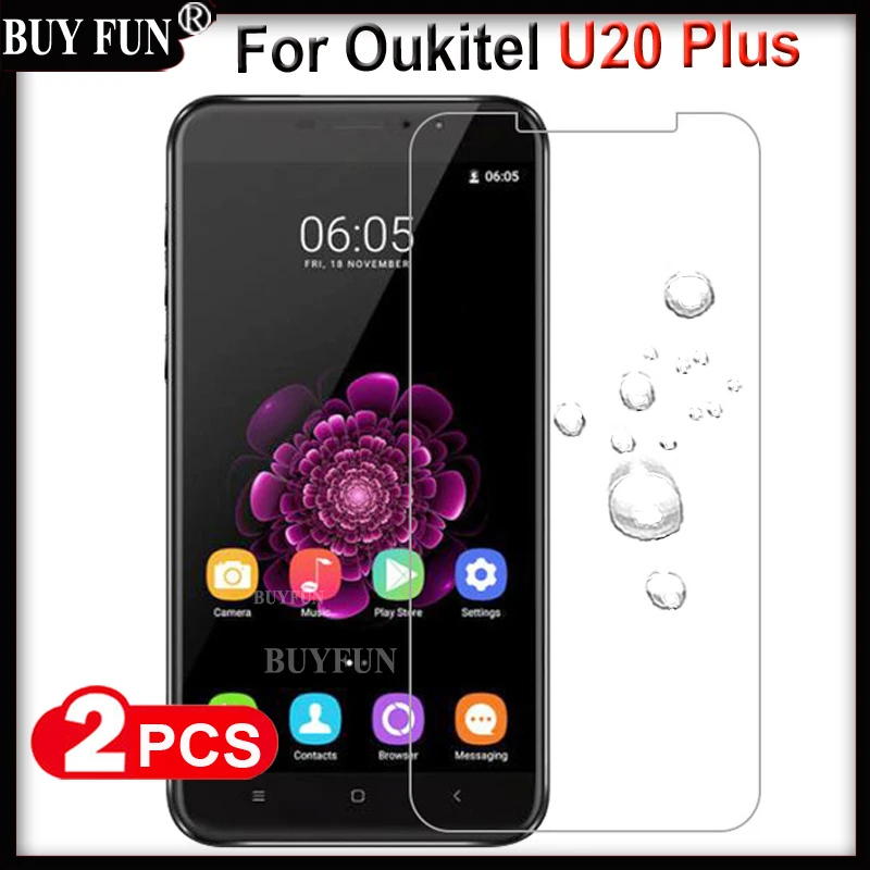 Закаленное стекло для Oukitel U20 Plus Защитная пленка экрана U 20 чехол телефона |