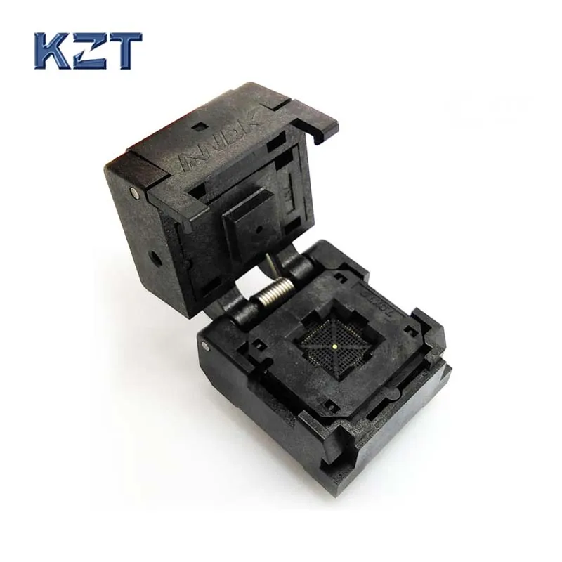 

QFN52 Burn in Socket QFN52 MLF52 IC Test Socket Pitch 0.4mm Clamshell Chip Size 7*7 Flash Adapter Programming Socket