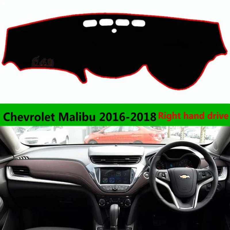 TAIJS Right hand drive car dashboard mat cover for Chevrolet Malibu