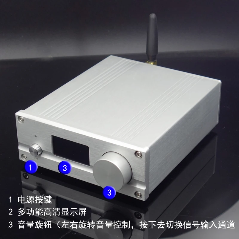 SU7 ES9038Q2M XMOS USB DAC декодер с OLED Bluetooth 5,0 Поддержка дистанционного управления