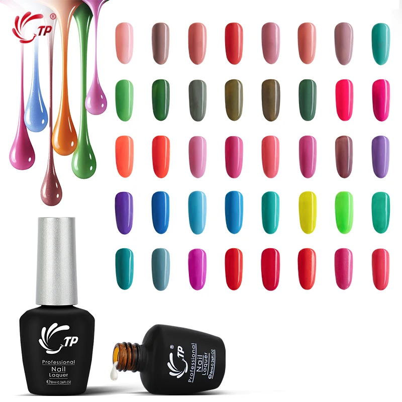 

TP Gel Nail Polish Permanent LED lamp Cheap UV color nail gel Soak Off Gel lacquer primer Gule paint 8ml/bottle manicure art2019
