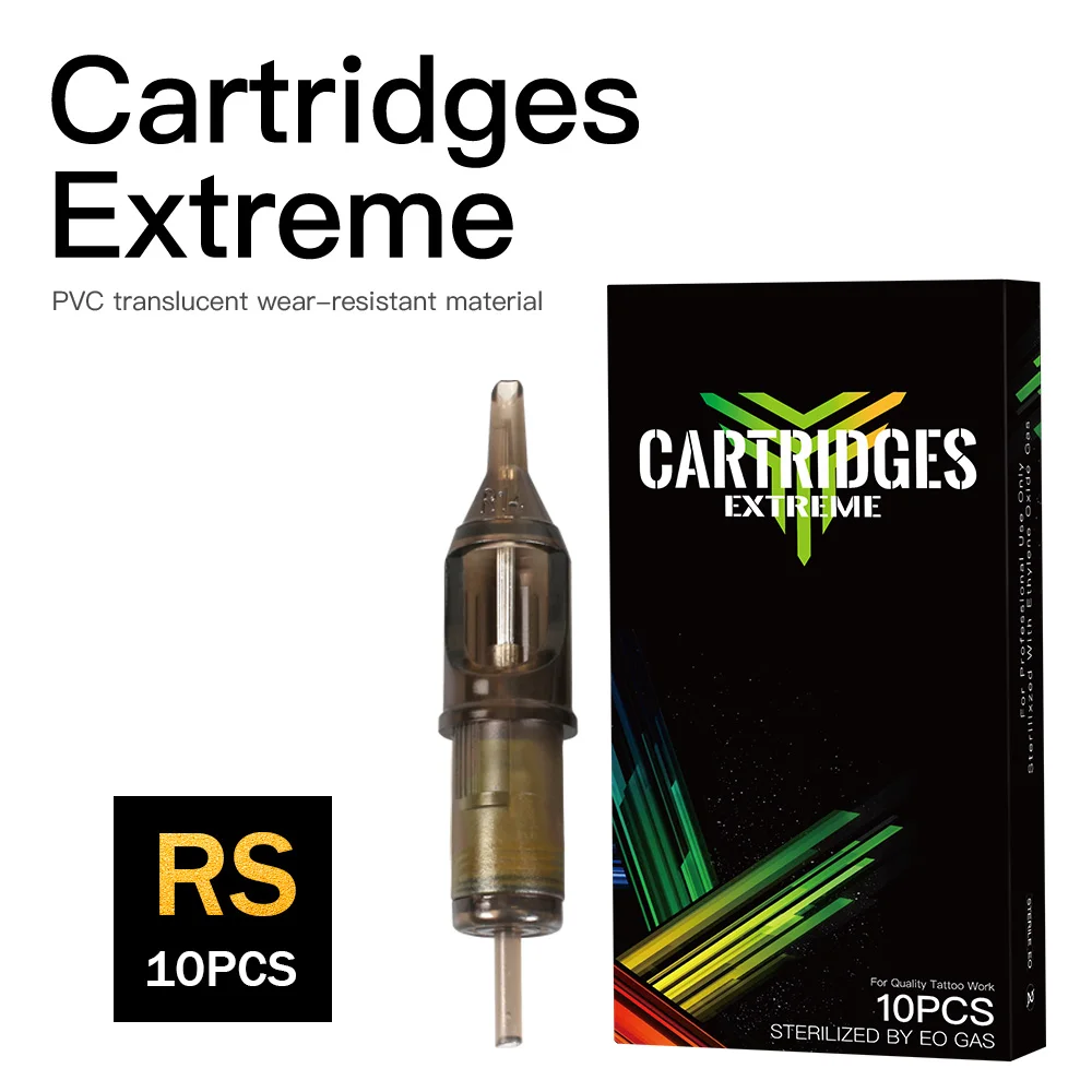

314 Stainless Steel Needles Round Shader 10pcs Tattoo Cartridge Needles Extreme Needles 5RS 7RS 9RS 11RS