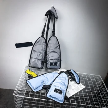 

Nylon Chest Rig Bags Unisex Teenager Boy Girls Functional Hip-Hop Harness Waterproof Durable Adjustable wear-resistant tear-res
