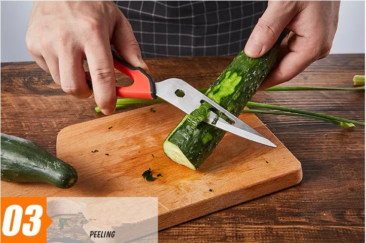 Многофункциональные кухонные ножницы из нержавеющей стали для курицы и другой птицы мясо рыбы овощи картофель сыр пиво может инструмент для грецких орехов