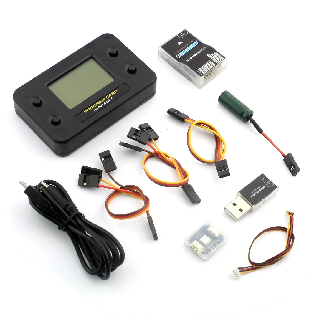 

F14115/16 EAGLE A3 Super III V2 6-axle Gyro & Flight Controller Stabilizer Half / Full Set - Programe Card for RC Airplane +FS