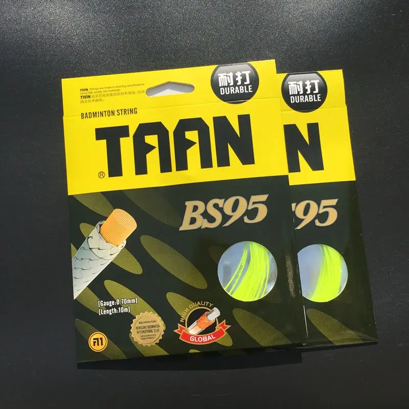 1 шт TAAN BS95 Бадминтонные струны 10 м 0,70 мм долговечный Набор для игры в бадминтон нити для ракетки Суперлуны Nano