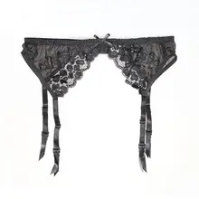 Сексуальные подвязки женские кружевные цветочные Украшенные бантом сексуальные пояса с резинками для чулок женские тонкие Подтяжки Пояс Сексуальное белье GA1110