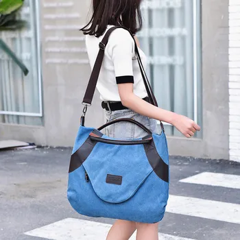 

Transer Vintage Women Shoulder Bag Female Causal Totes for Daily Shopping Multifunction High Quality Dames Canvas Handbag O 40