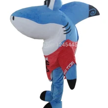 Симпатичные Акула Маскоты костюм с забавными Средства ухода для век для взрослых