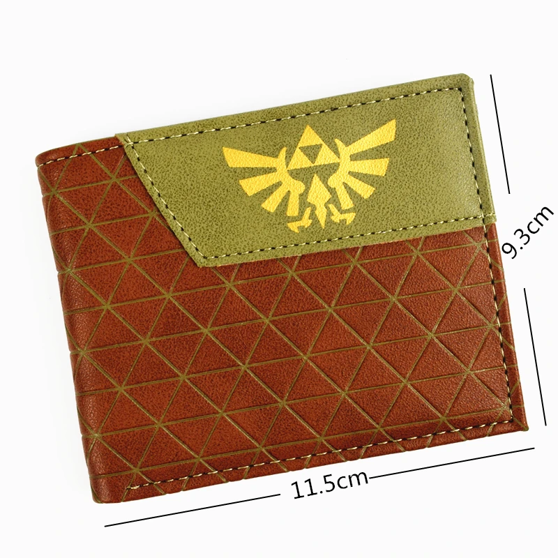 #Zelda01 Billetera para juego de Zelda monedero corto para hombre de alta calidad con bolsillo para monedas para jóvenes y niños HON 