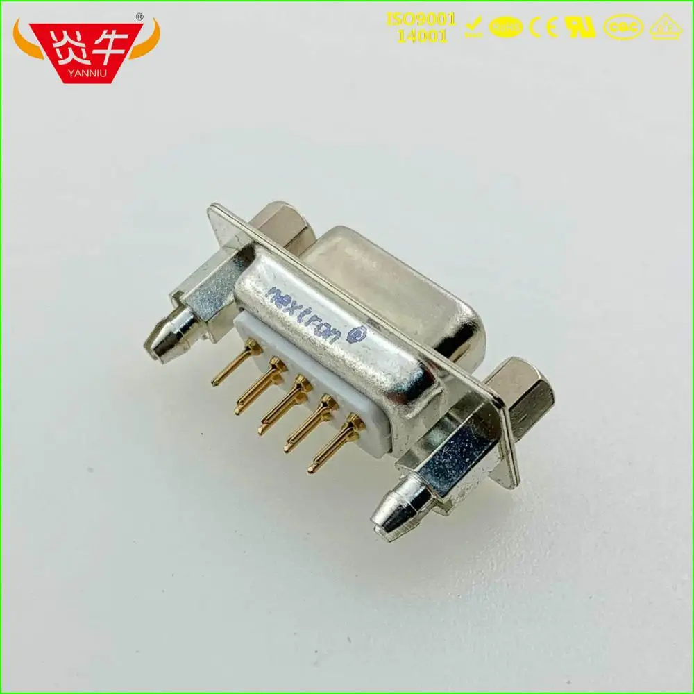 DP 9P с фланцем REVETS RS232 гнездом 9PIN PCB разъем D SUB серии женский позолоченный 3Au