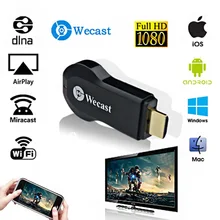 Wecast C2+ беспроводной Wi-Fi дисплей ТВ ключ HDMI потоковый медиаплеер Airplay Mirroring Miracast DLNA для Android/IOS/Windows