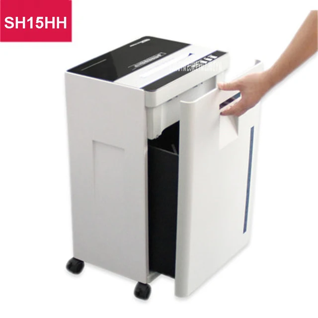 Special Price SH15HH heavy duty paper shredder 220V large broken paper machine 360W CD electric paper shredder automatic silent Shredder Special Price SH15HH heavy duty paper shredder 220V large broken paper machine 360W CD electric paper shredder automatic silent Shredder
