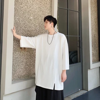 

Male Women Hip Hop Streetwear Tshirt Men Summer Black White Loose Casual Short Sleeve T Shirt Lovers Tees Shirts