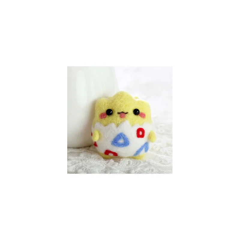 1 set wool for Felt DIY Package Hamsters,brooch , stamps needle felting, Shiba Inu Set animals feutre