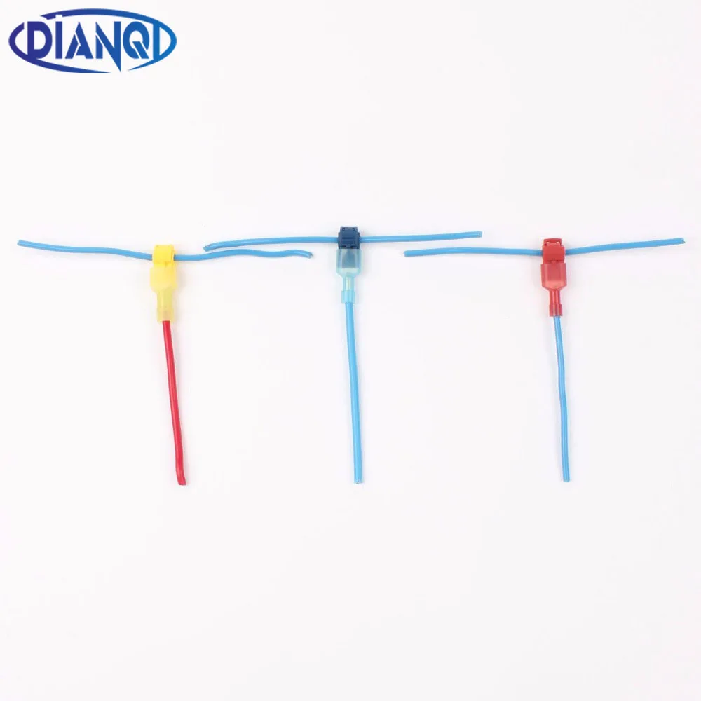 

DIANQI 30PCS(15set) Wire Cable Connectors Terminals Crimp Lock Quick Splice Electrical Car Audio 22-10AWG 0.5mm-6mm Kit Tool Set