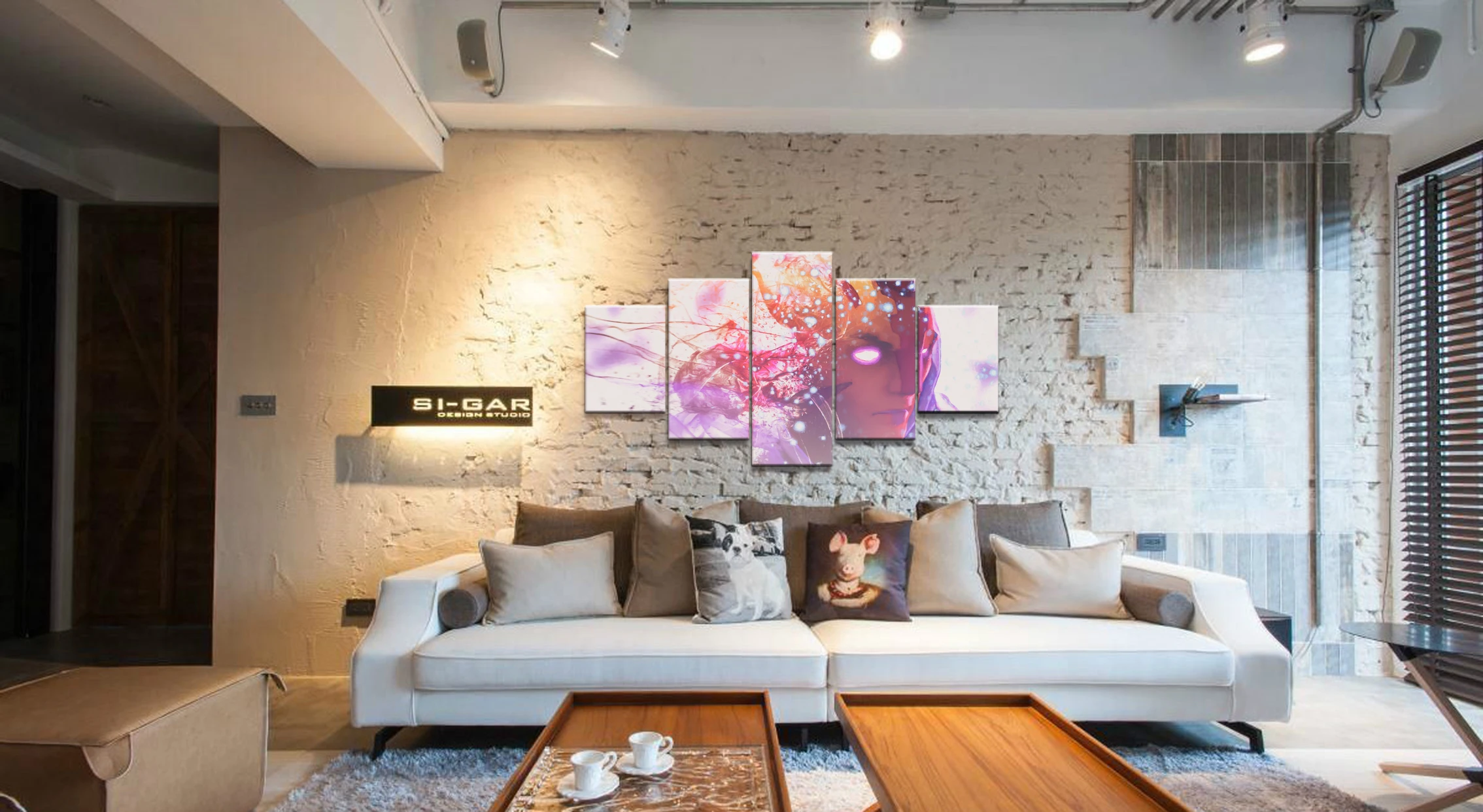 Home Decor Poster HD Pictures Prints Canvas 5 Piece Modular DOTA 2 Video Game Living Room Art Decor