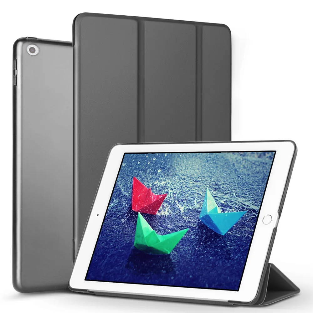Чехол для iPad 9 7 дюйма (Новинка 2017) ZVRUA тонкий трехслойный чехол из искусственной