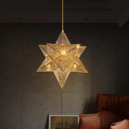 

IWHD LED Pendant Lights Modern Creative Gold Lampara Fashion Restaurant Hanging Lamp Stainless Steel Suspension Luminaire
