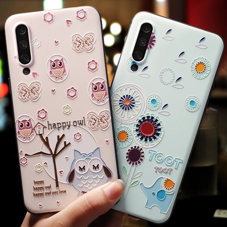Рельефный 3D чехол Unibay для Xiaomi mi 9 Explorer Mix 2s mix3 mix 3 a1 a2 redmi note 7 Note 5 8 mi9 Explorer|Бамперы| |