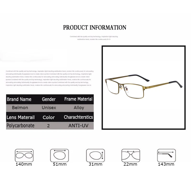 Skup Okulary do czytania z fotochromem mężczyźni Anti Blue Rays dioptrii okulary Presbyopic męskie okulary + 1.0 + 1.5 + 2.0 + 2.5 + 3.0 + 3.5 RS731