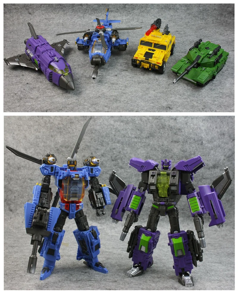 Трансформация WB стиль MBD Bruticus членов-натиск Blastoff Vortex Brawl Swindle 5в1 TF Рисунок Коллекция мальчик Робот Игрушки