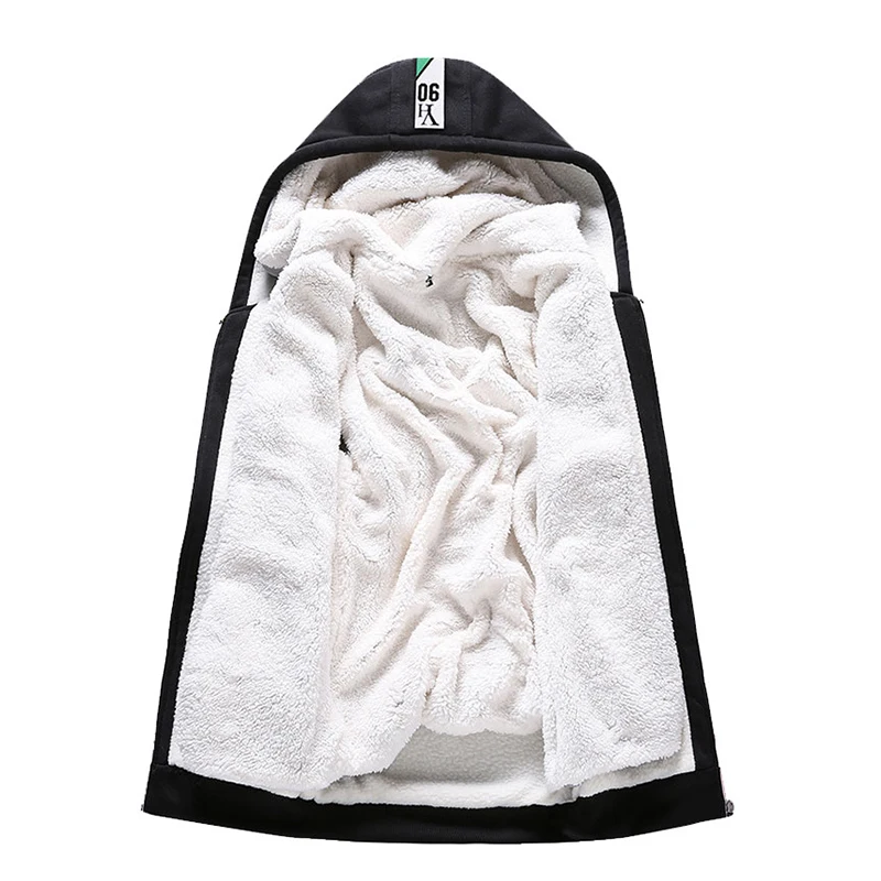 Casual Mens Tracksuit Set Warm Thick Sportwear Men Winter Pant +Fleece Hooded Hoodies Jacket Track Suit Male Trainingspak Manne