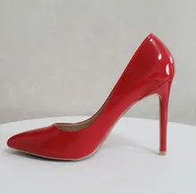 Plus Größe Große 11 12 13 34-47 frauen-pumpen vergrößerungs Großhandel schuhe 12 cm Braut Sexy Weiß High Heel Rot Schwarz Nude Pumps