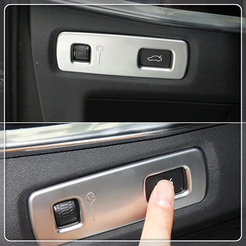 

For Volvo S90 V90 2017-2019 Car Styling Interior Headlight Lamp Adjust Cover Trim ABS Matte Auto Accessories