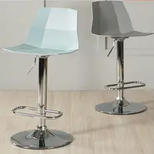 Скандинавский барный стул, домашний современный минималистичный барный стул, вращающийся высокий стул, креативный кассовый подъемный барный стул