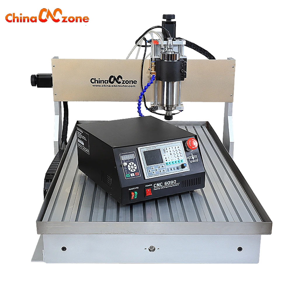 

CNC 6090 3axis 2200w Engraving Water Cooling Carving Machine PCB Aluminum Copper Metal Milling Machine for Stone Cutting
