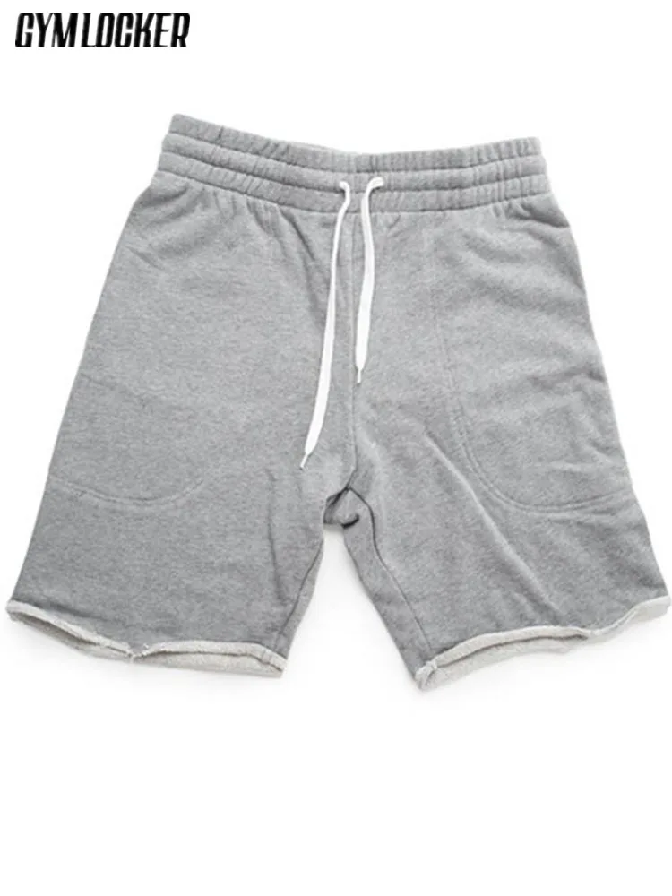 GYMLOCKER новые модные мужские шорты хлопчатобумажные спортивные брюки шорты для фитнеса Мужские Печатные Бодибилдинг; бег Повседневные Шорты Для спортзала для мужчин