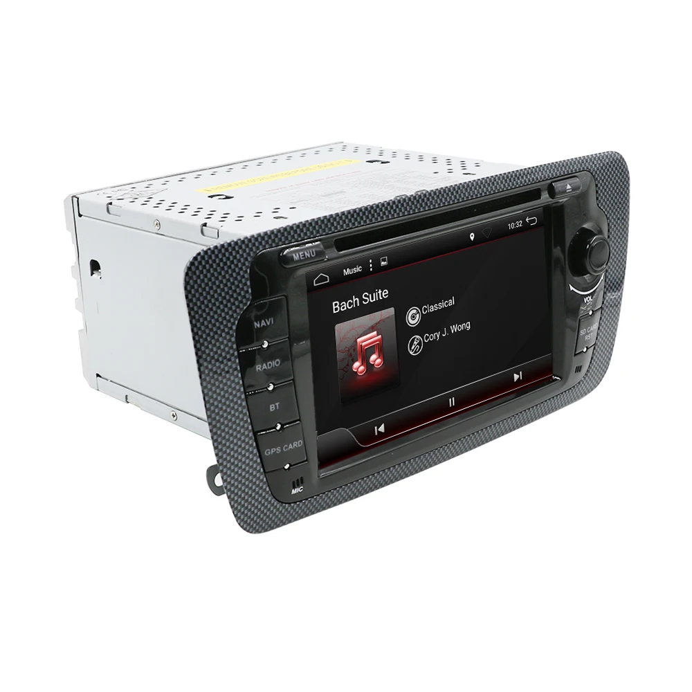 Cheap Eunavi Android 9.0 Octa Core 2G+32G Ibiza Car DVD for Seat Ibiza IPS 7inch Android Radio Ibiza GPS with Mirror link RDS 3