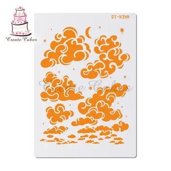 

Cloud Stencils For Walls Painting Scrapbooking Stamp Album Decorative Embossing DIY Craft Paper Card Flower Template