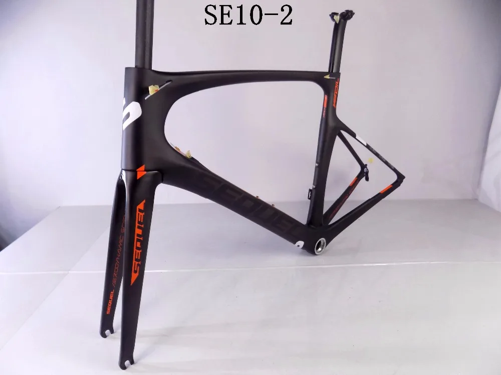 Карбоновая рама велосипеда SEQUEL велосипед хорошая цена углеродного волокна T1000 рама велосипеда 1 1/8 до 1 1/2 коническая интегрированная Трубная резьба набор углеродных дорожных рам