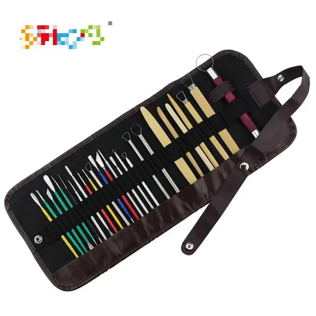 New 26pcs Set Pottery Ceramics Tools Sculpture Fimo Utility Knife New 26pcs Set Pottery Ceramics Tools Sculpture Fimo Utility Knife Clay Carving Diy