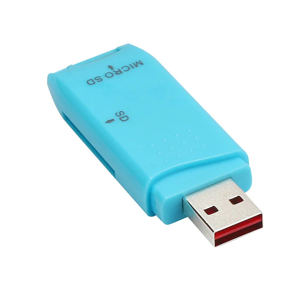 Мини Портативный USB считыватель карт памяти 2,0 Micro SD/SDXC TF кардридер адаптер оптовая продажа l921 #2