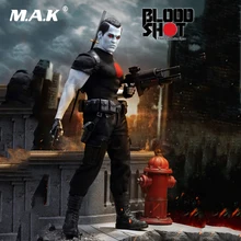 PL2018 -119 1/6 Scale Collectible Full Set Bloodshot Action Figure Combined Gun for Fans Collection Gifts