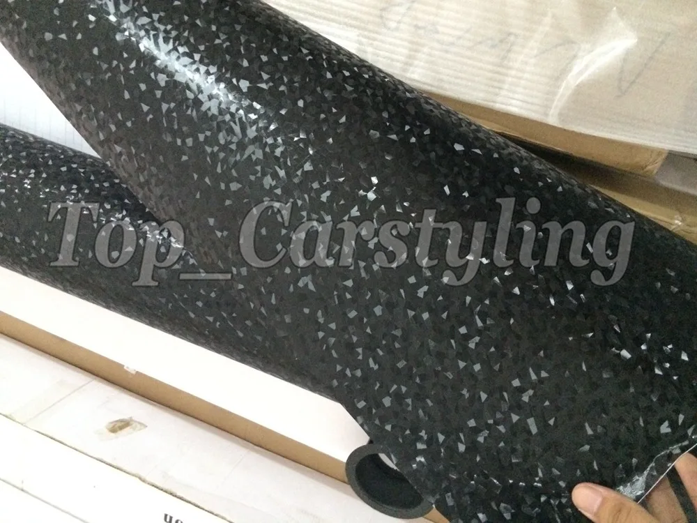 Embossed Unique 3D Black VINYL Car Wrap Film with Air Free emboss  (4)