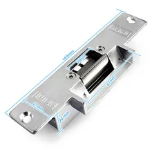 Intop узкий тип Fail-Secure DC12V электрический дверной спуск обода Mortice Lock Strike
