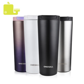 

Oneisall Coffee Mug Thermos Water Bottle Stainless Steel Termo Cups Vacuum Flask Tumbler Garrafa Termica Tea Mug Thermocup 500ml