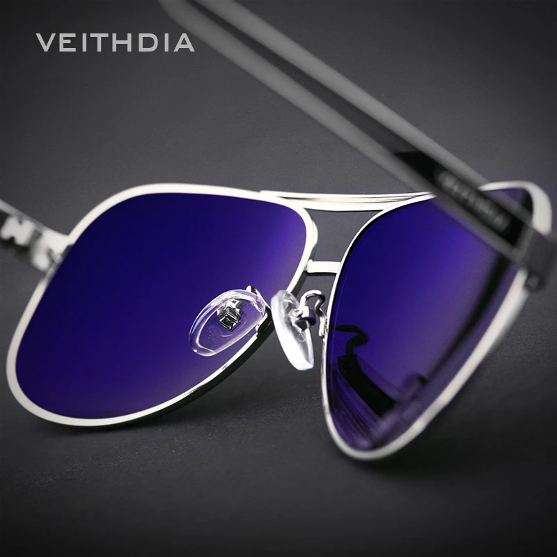 Beste VEITHDIA Met Originele Case Gepolariseerde Zonnebril Mannen Merk Designer Zonnebril UV 400 Lens gafas oculos de sol masculino 3152