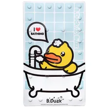 Мультяшный стиль желтая утка узор Органайзер для хранения игрушек в ванну душевой коврик моющийся Экологичный коврик для ванной комнаты коврик пузырьковый дизайн нескользящий ковер