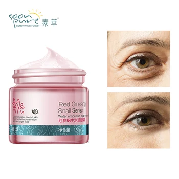 

SOONPURE Red Ginseng Snail Eye Cream Ageless Skin Care Anti Wrinkle Puffiness Anti Aging Remove Dark Circles Eye Serum